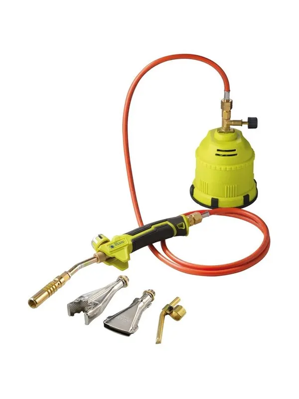 Meva Gas burner soldering iron gas heat gun for cartridges HANDY - set