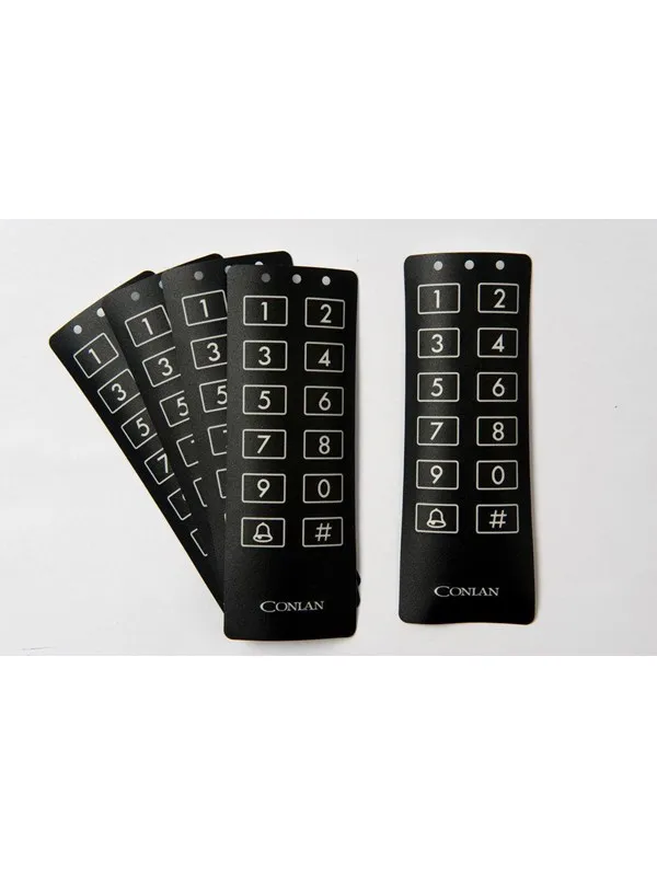 CONLAN Labels for ct black classic 5 pcs