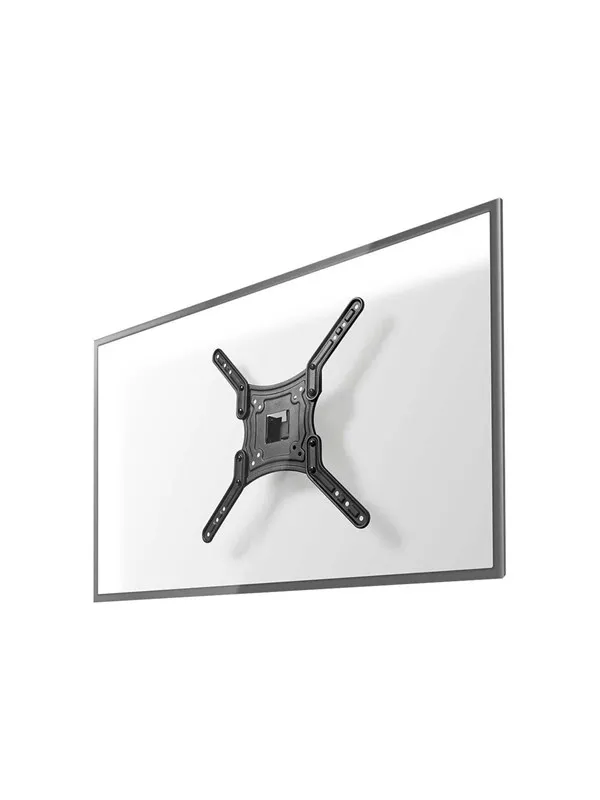 Nedis TVWM1330BK bracket - full-motion - for TV - black - Max 30 kg - recommended for 55"
