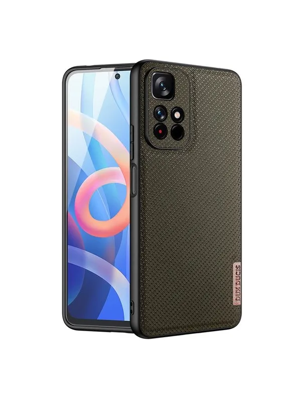 Dux Ducis Fino Case Cover Covered with Nylon Material Poco M4 Pro 5G Green