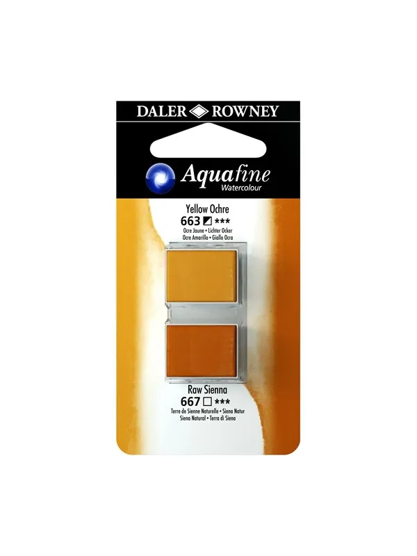 Daler-Rowney Aquafine HP Yellow Ochre/Raw Sienna