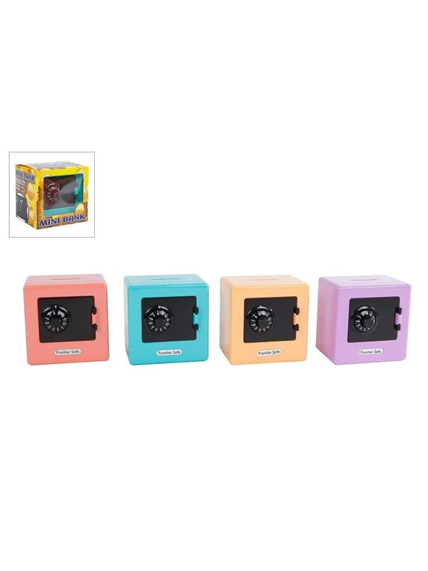 Trend Toys Money Safe With Secret Code 9cm. 4 asst.