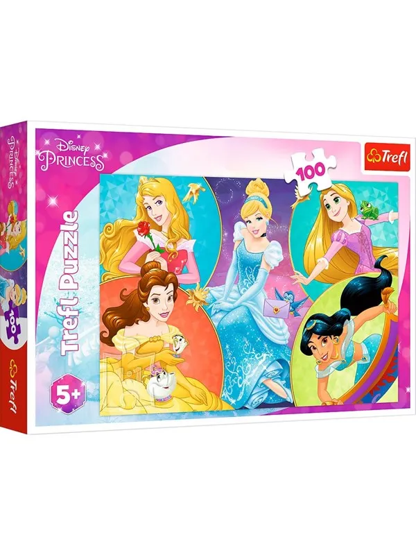 Trefl Puzzle - Princess - Meet sweet Princesses (100 pieces) Gulv