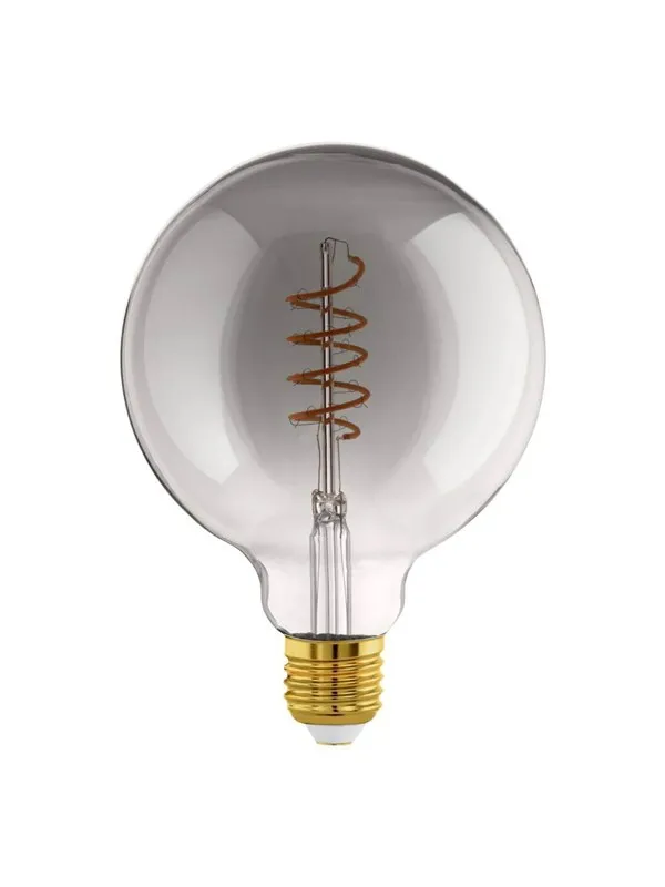 EGLO LED-lyspære G125 Globe 4W/820 100 lumen smoke dimmable E27