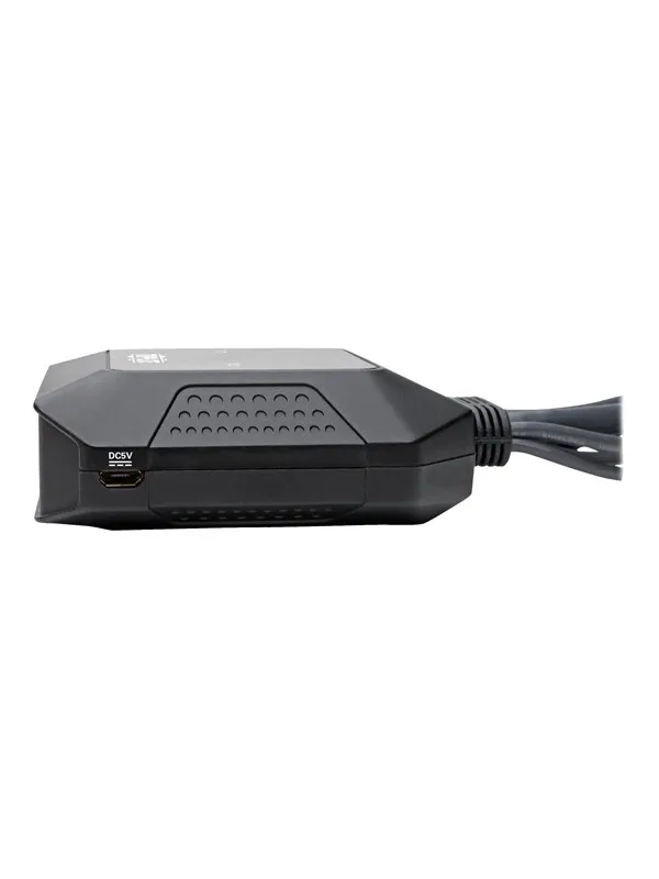 Eaton series 2-Port DisplayPort 1.1/USB KVM Switch with Audio/Video Built-In Cables USB Peripheral Sharing