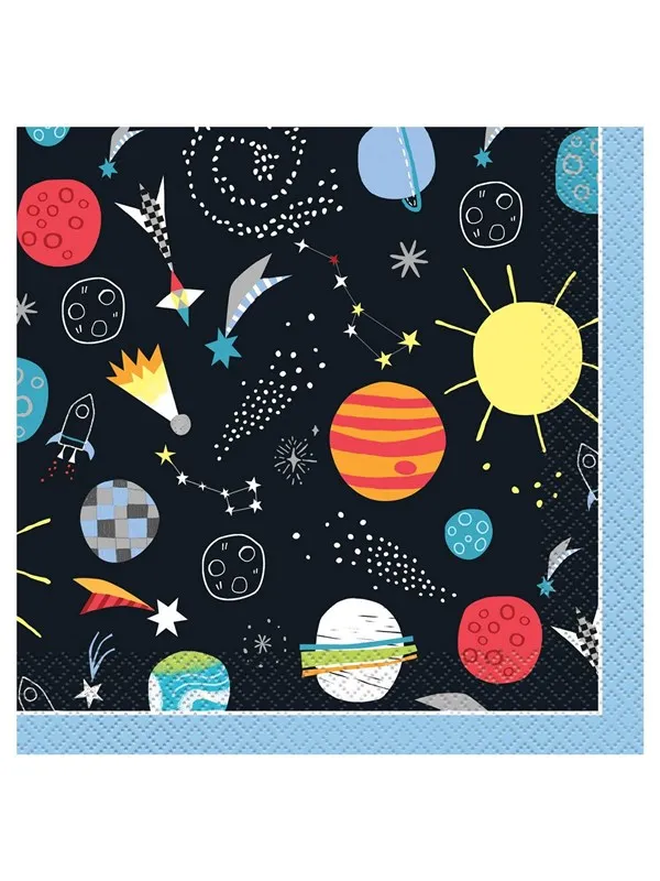Haza Witbaard - Space Napkins 16 pcs.