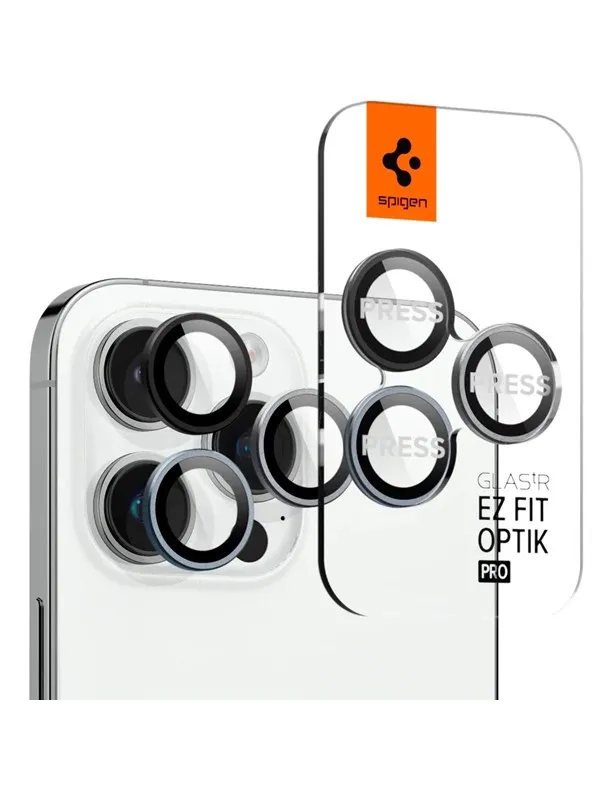 Spigen Glass tR EZ Fit Optik Pro 2 Pack - zero one - iPhone 17/16/15/14 Pro / 17/16/15/14 Pro Max