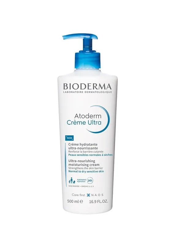Bioderma Ultra-Nourishing/Moisturising Body Cream Day & Night 500 ml