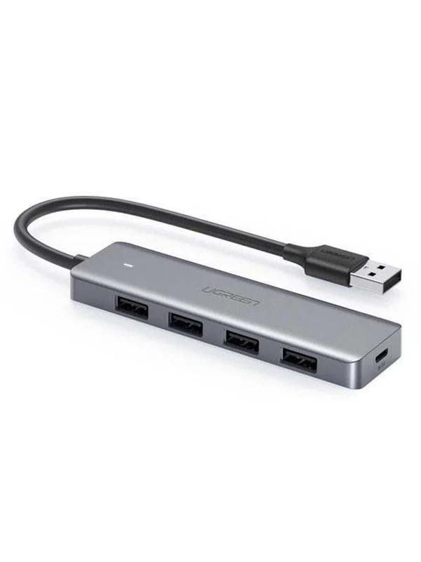 UGREEN USB Type C HUB - 4x USB 3.2 Gen 1 with USB-C power port gray (CM219 70336) USB-hub - USB 3.2