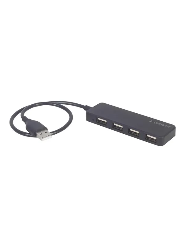 Gembird UHB-U2P4-06 - hub - 4 ports USB-hub - 4 porter - Svart