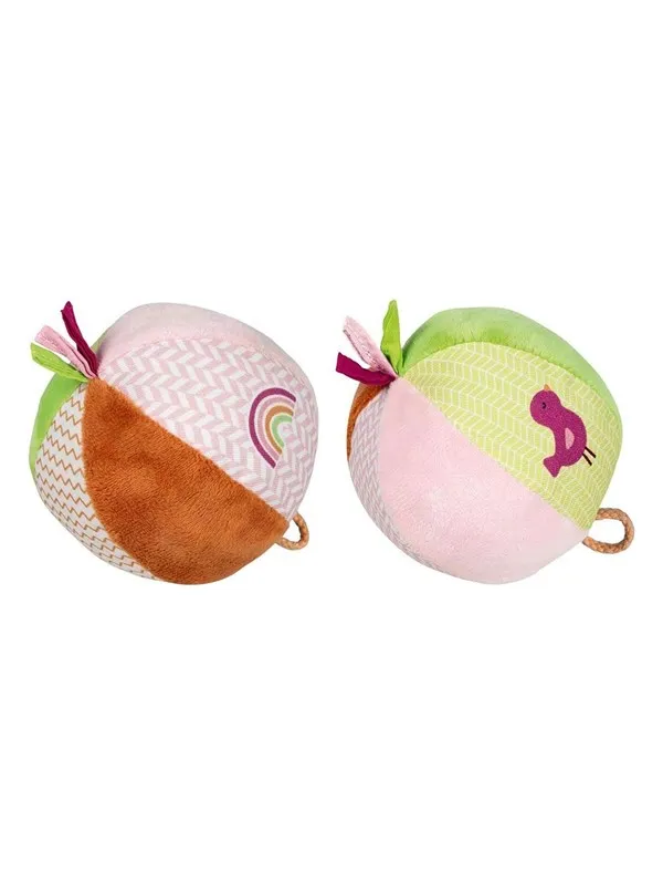 Goki Soft Ball with a Bubble Pink Green