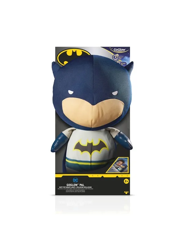 Batman Kids Light Up Bedtime Pal - Soft Toy Night Light by GoGlow