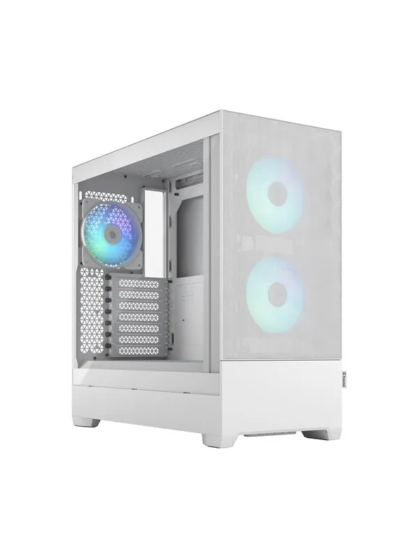 Fractal Design Pop Air RGB - White TG Clear Tint - Kabinett - Miditower - Hvit