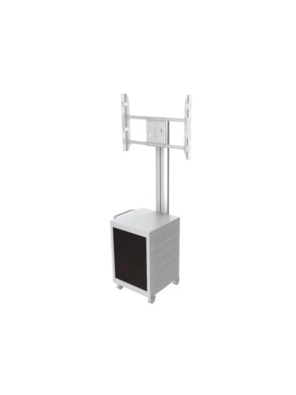 Multibrackets M Public Display Stand 180 Single MediaBox4 Silver - Max 40 kg - recommended for 55"