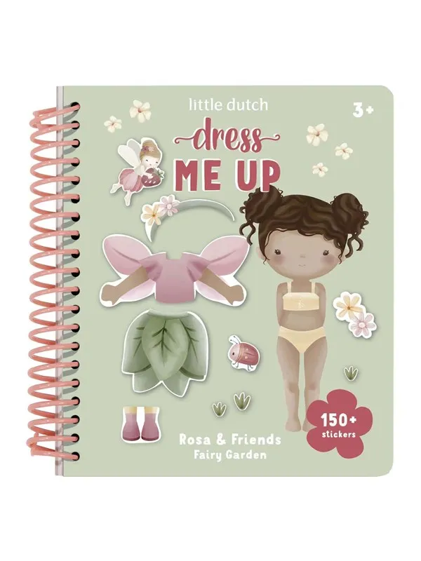 Little Dutch Dress up Sticker Book Rosa Fairy Garden