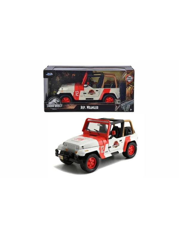 Jada Toys Jurassic Park 1992 Jeep Wrangler 1:24