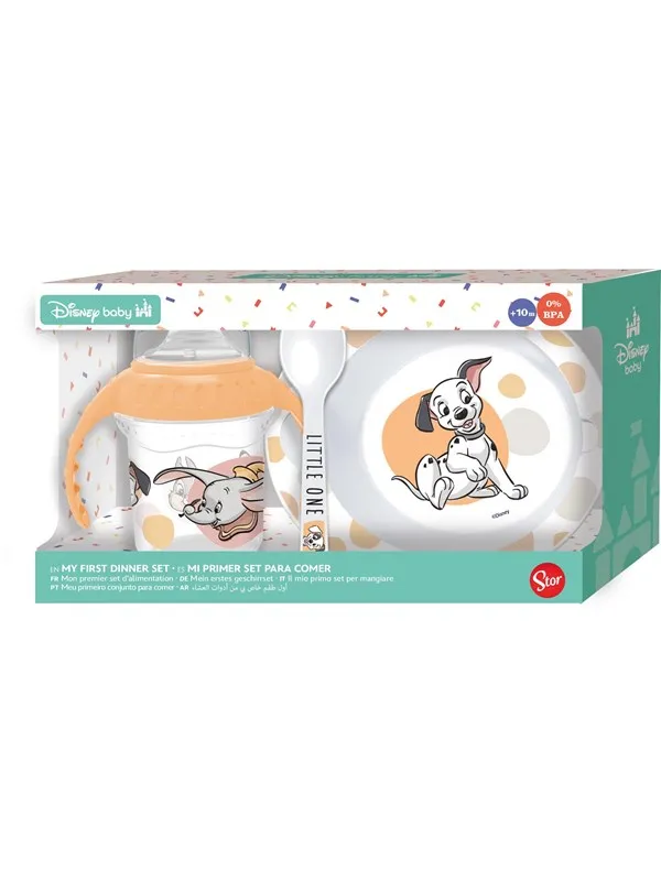 Euromic BABY 3-pc. GIFT BOX SET mug bowl & spoon.Disney