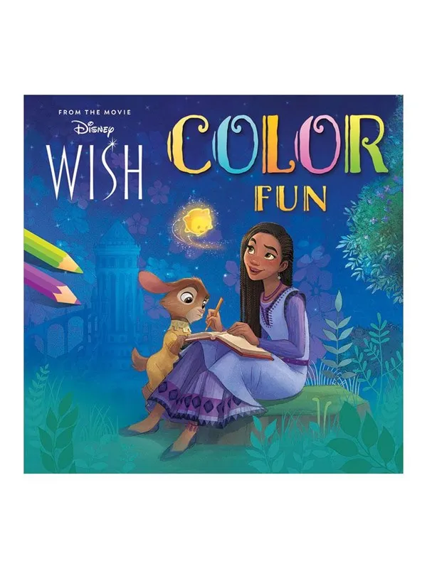 Deltas Disney Color Fun Wish Coloring Book