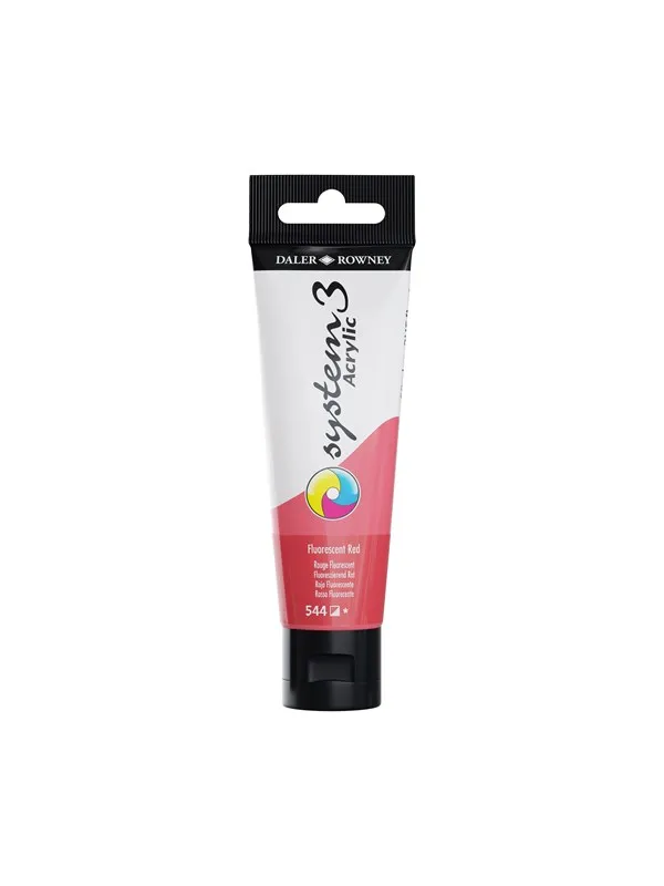 Daler-Rowney System3 59 ml Fluorescent Red