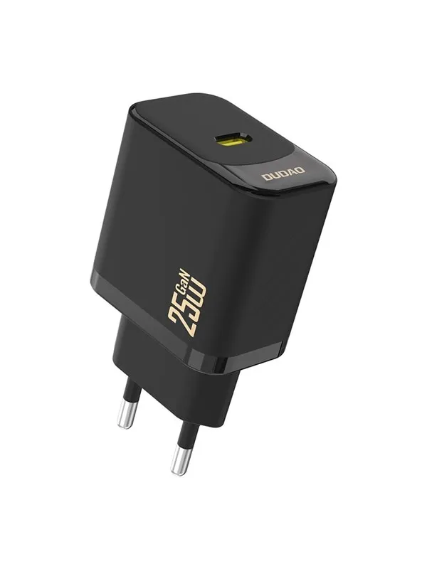 Dudao A27 25W GaN USB-C Wall Charger - Black