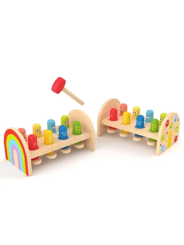 Hape Rainbow Hammer Bench