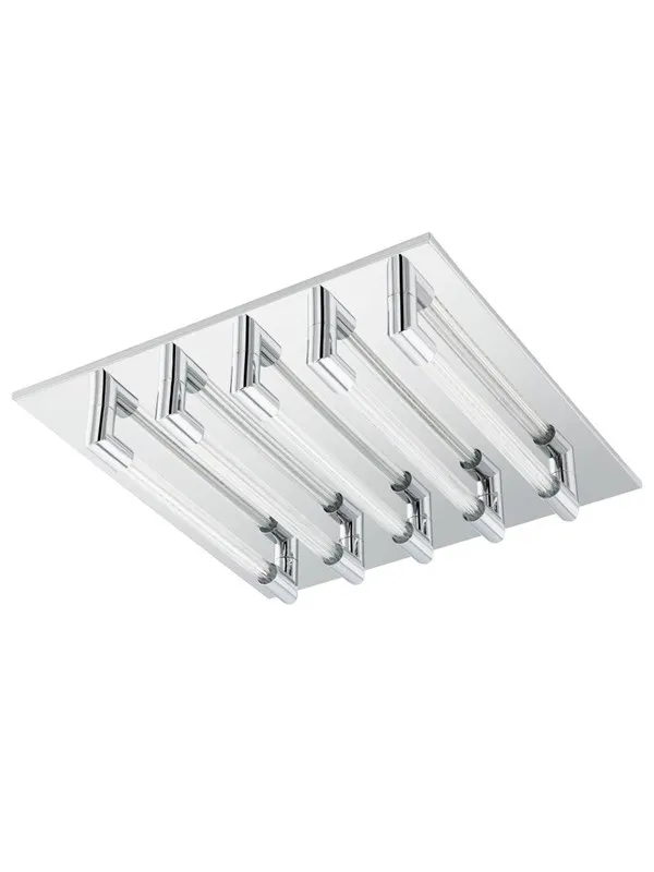 EGLO VELARDE TAKLAMPE 5X550LM 370X370 KROM