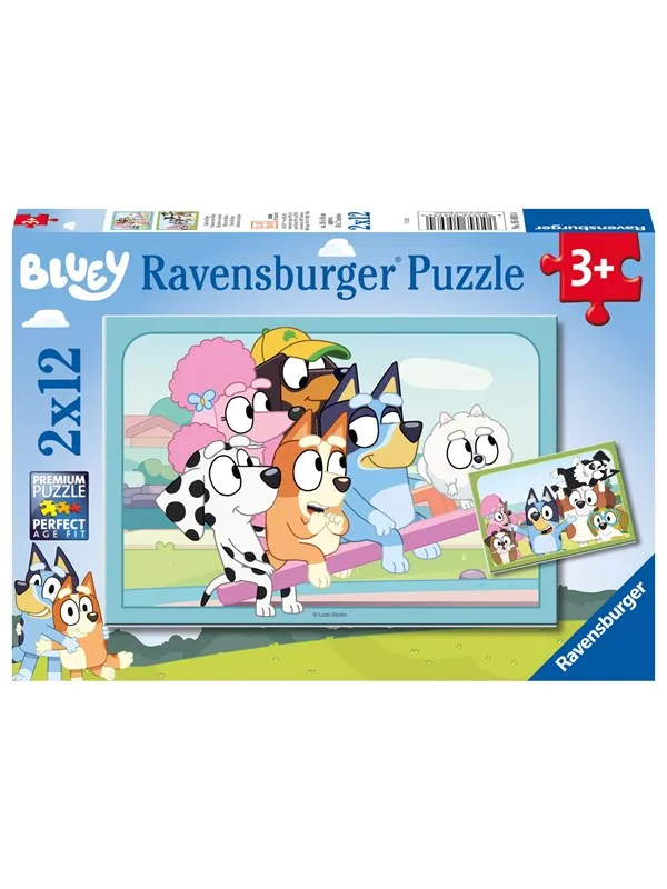 Ravensburger Bluey 2x12p
