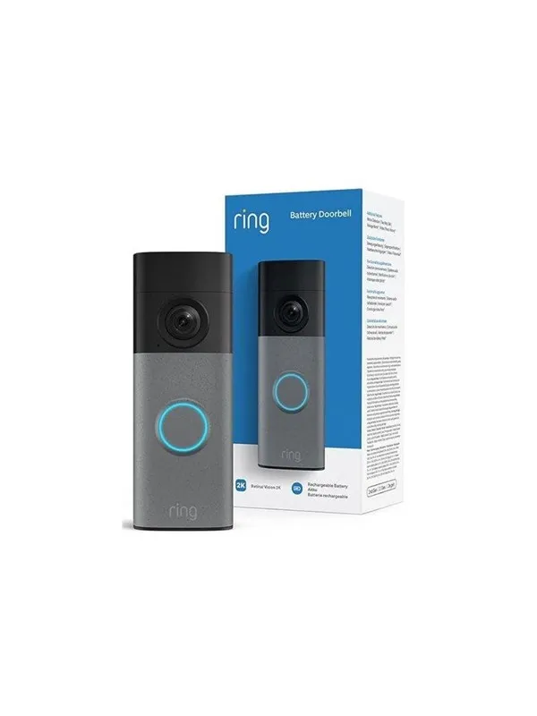 Ring Battery Video Doorbell - Retinal 2K - Specled Grey