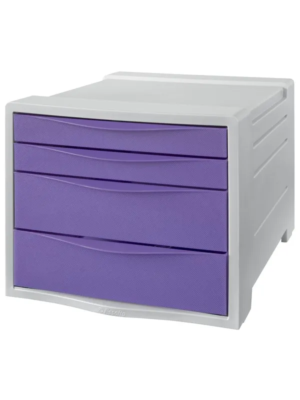 Esselte  Colour'Breeze Drawer Cabinet 4 drawers Lavender