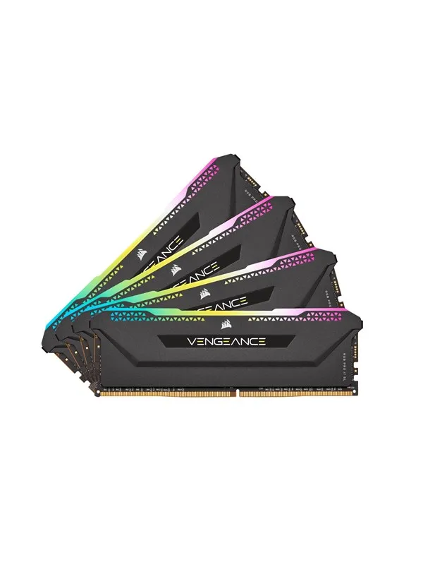 Corsair Vengeance RGB PRO SL DDR4-3200 - 64GB - CL16 - Quad Channel (4 pcs) - Intel XMP - Svart med RGB