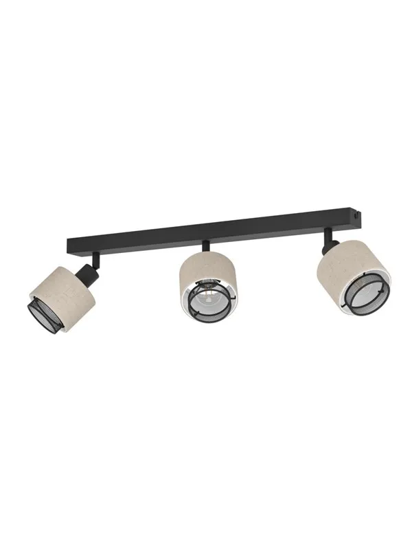 EGLO ROSLEY SPOT RAIL L430 3XE14 SVART/LIN