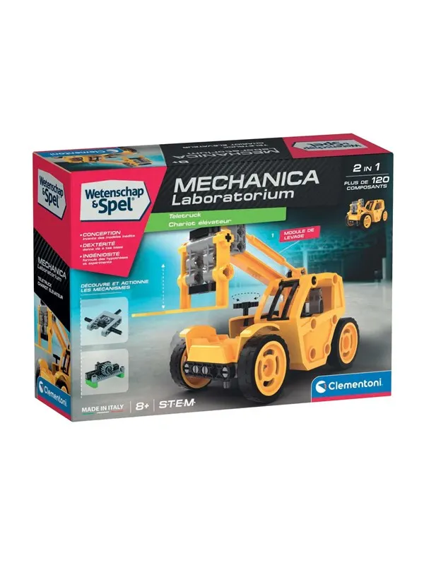 Clementoni Science & Play - Mechanics Laboratory Building Kit 120pcs.
