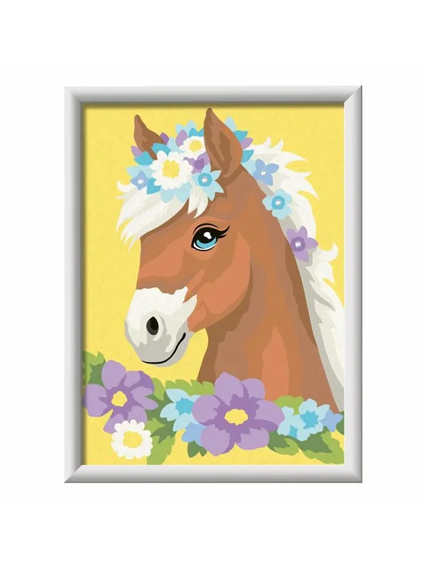 Ravensburger CreArt Paint by Numbers - Horse with Flowers