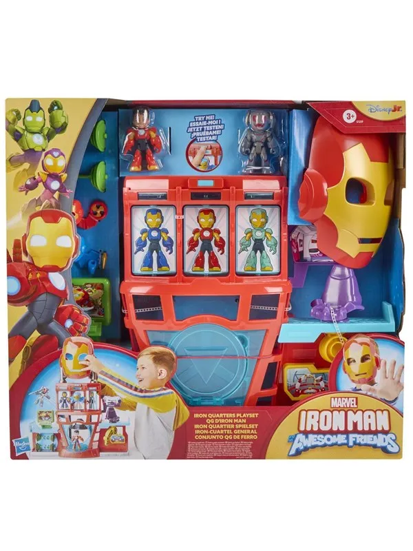 Marvel Iron Man and his Awesome Friends 3" Playset Iron Quarters