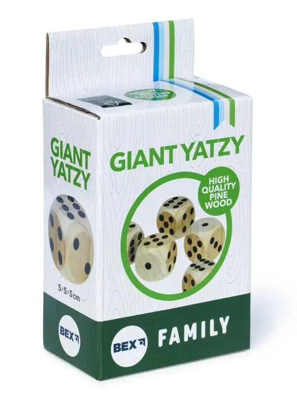 Giant Yatzy Family Pine wood
