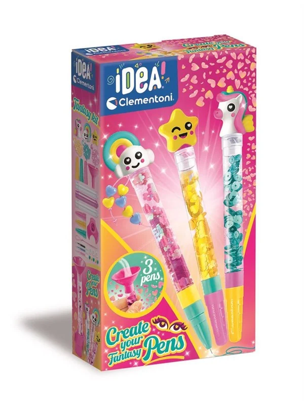 Clementoni Create Your Pens 3-Pack Fantasy