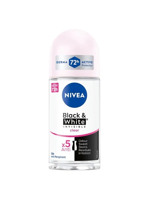 Nivea Black & White Original Female Roll-on 50ml