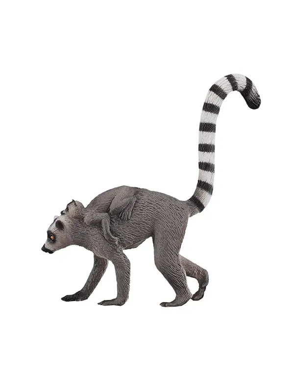 Mojo Wildlife Ring-tailed Lemur with Baby - 387237