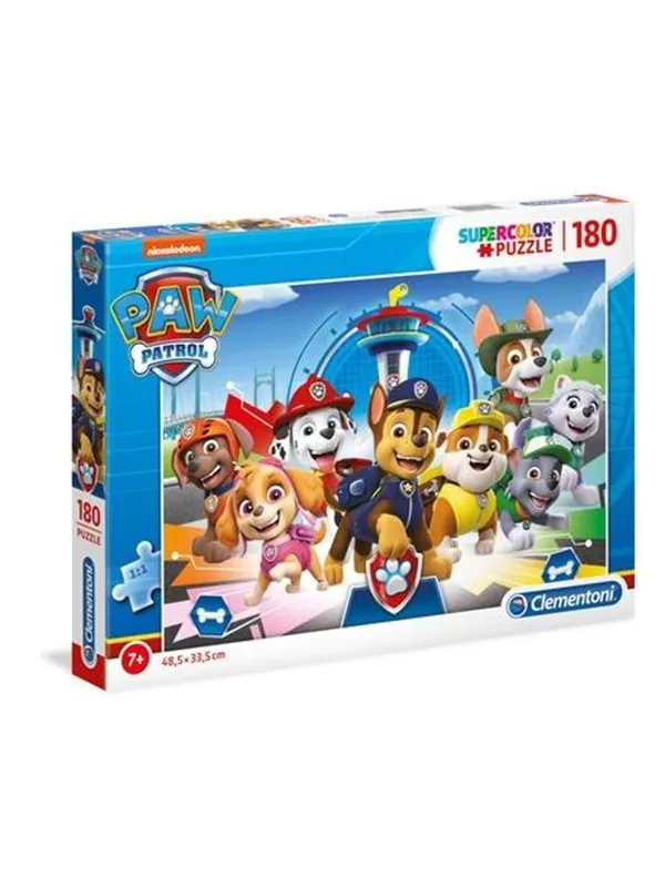 Clementoni Jigsaw Puzzle Super Color PAW Patrol 180pcs. Gulv