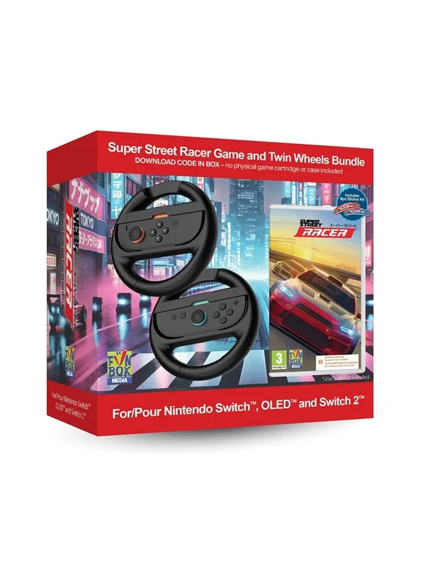 Super Street: Racer Game with Twin Racing Wheels B - Nintendo Switch 2 - Racing