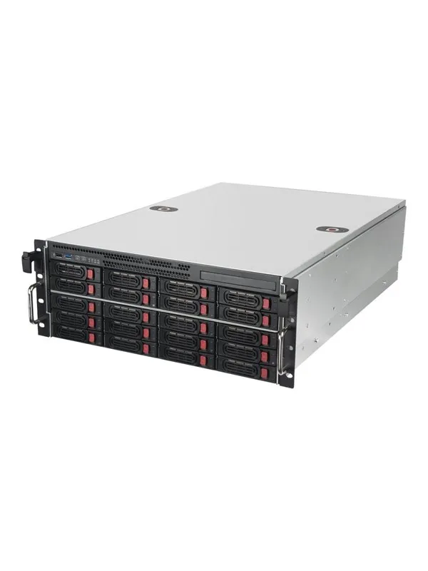 SilverStone RM43-320-RS - Kabinett - Server (Rack) - Svart