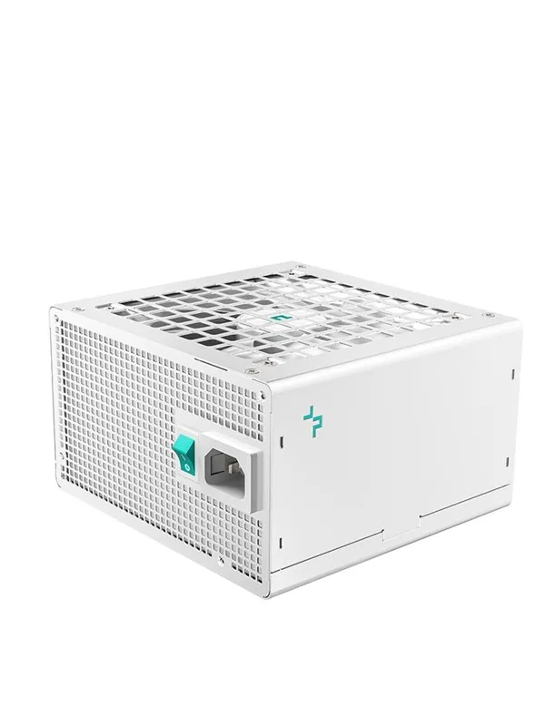 DeepCool PL650-D White Strømforsyning (PSU) - 650 Watt - 120 mm - ATX 3.1 - 80 Plus Bronze sertifisert