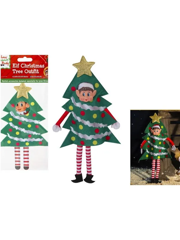 Elves Behavin' Badley Elf Christmas Tree Outfit