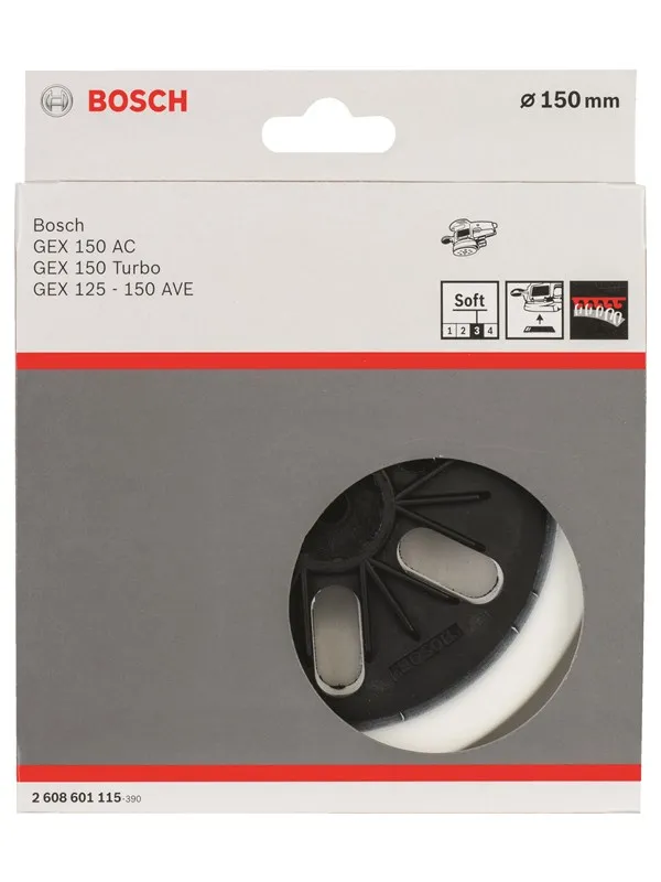 Bosch Slipetallerken myk, 150 mm