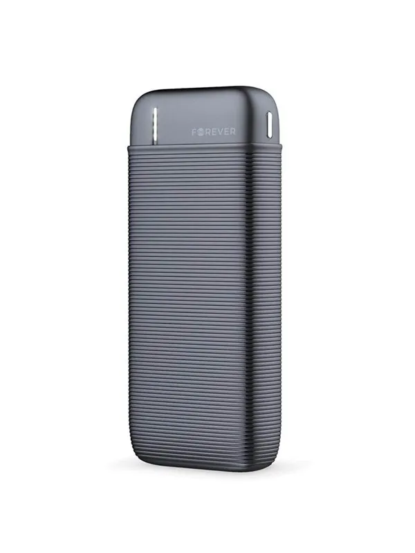 Forever TB-100M 10.000 mAh Powerbank Black Nødlader - Svart - 10000 mAh