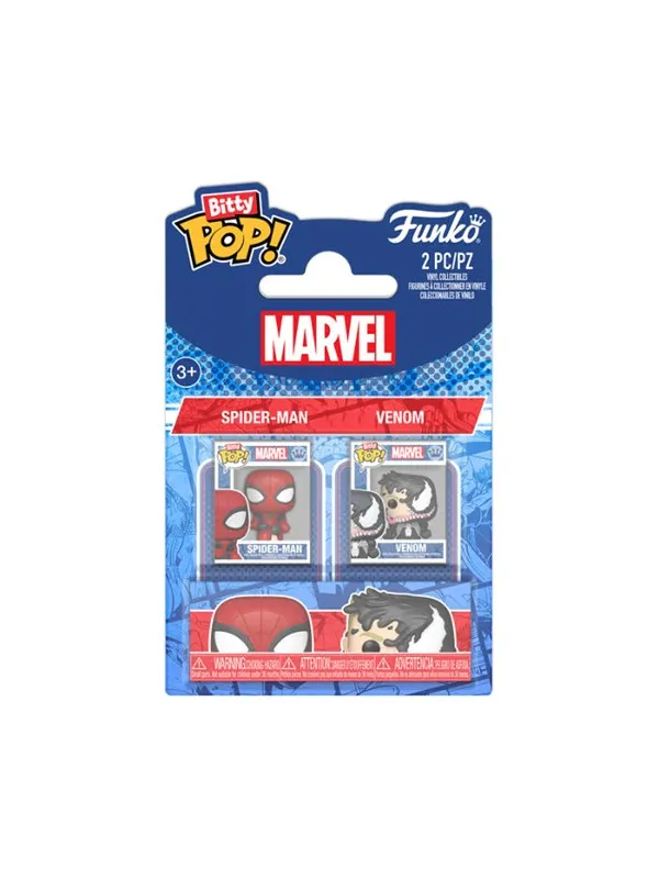 Funko! - Bitty POP 2PK Spider-Man & Venom - Figur