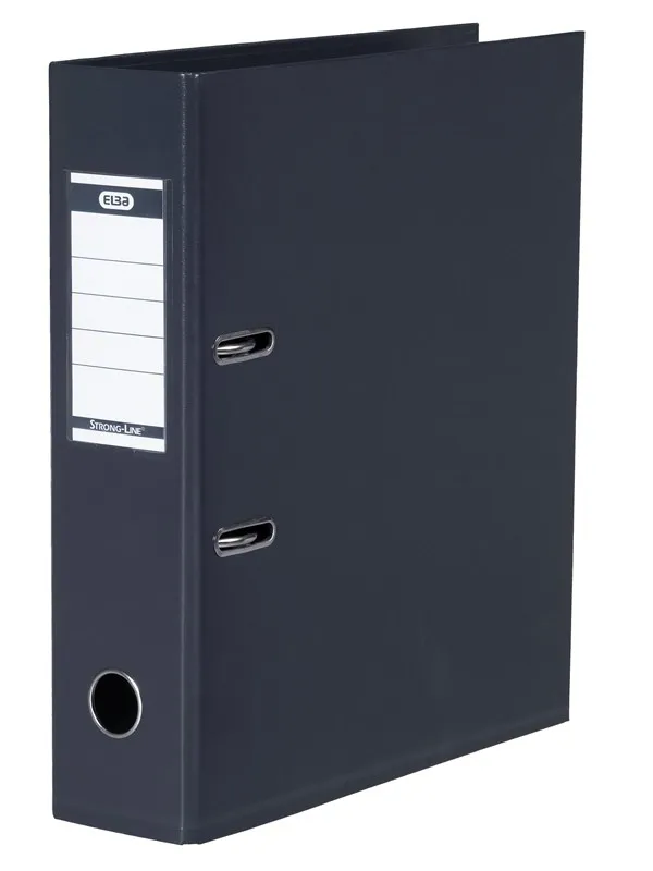 ELBA  Strong-Line Brevordner Antracit A4 8 Cm
