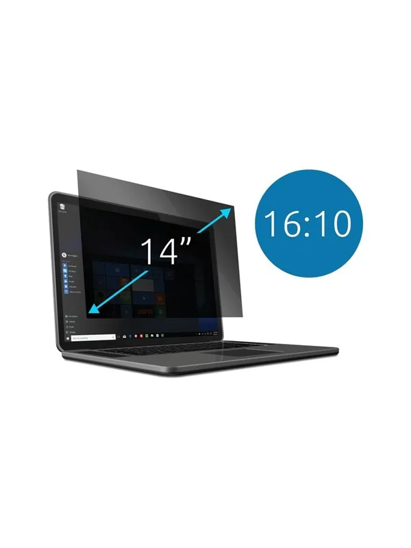 Kensington 14" (16:10) toveis avtakbart skjermfilter for bærbare PCer
