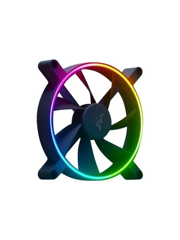 Razer Kunai Chroma 140mm - 3 pack - Kabinettvifte - 140mm - Svart - 30 dBA