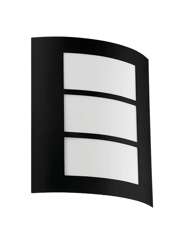 EGLO CITY outdoor wall lamp black